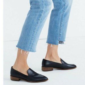 Madewell The Frances Loafer Slip On Black Leather